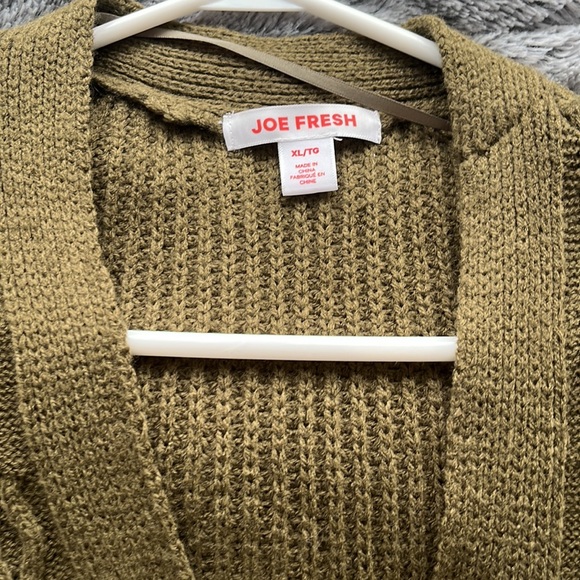 Army green cardigan - Picture 3 of 3